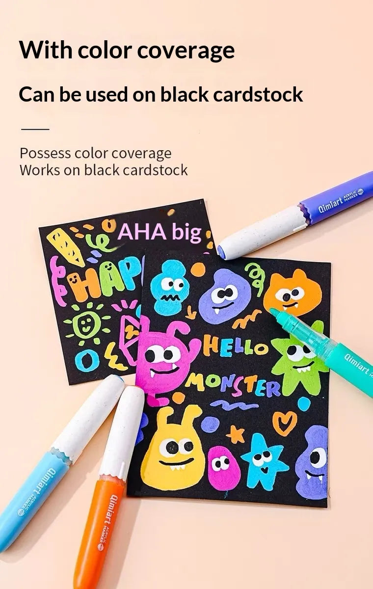 Rotuladores acrílicos de flujo directo de 60 colores para niños